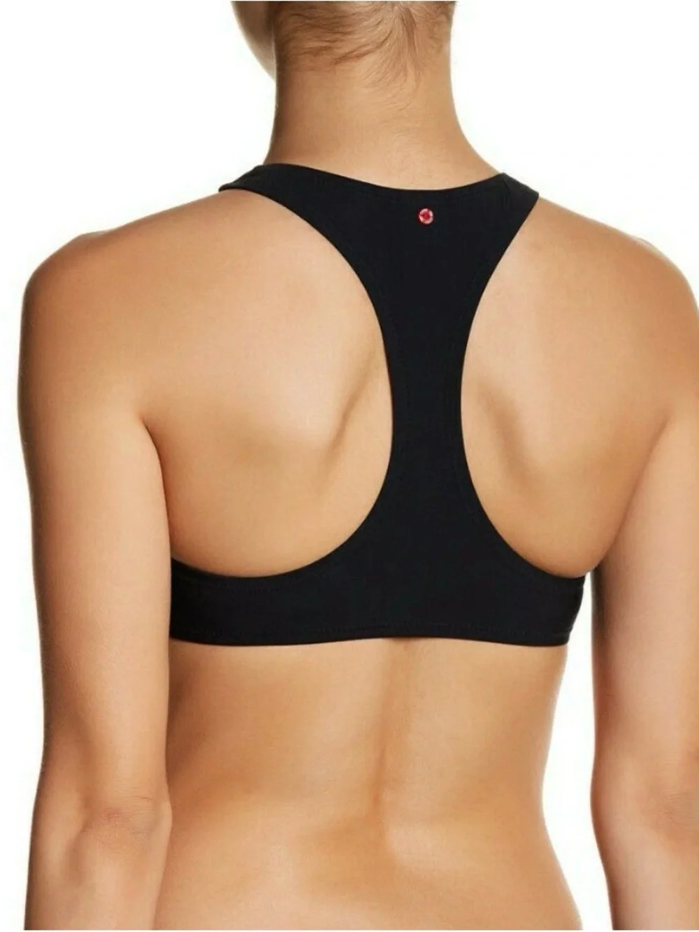 Women’s Red Carter Black High-Neck Snap-Front Bikini Top and Bottom Set size S 6